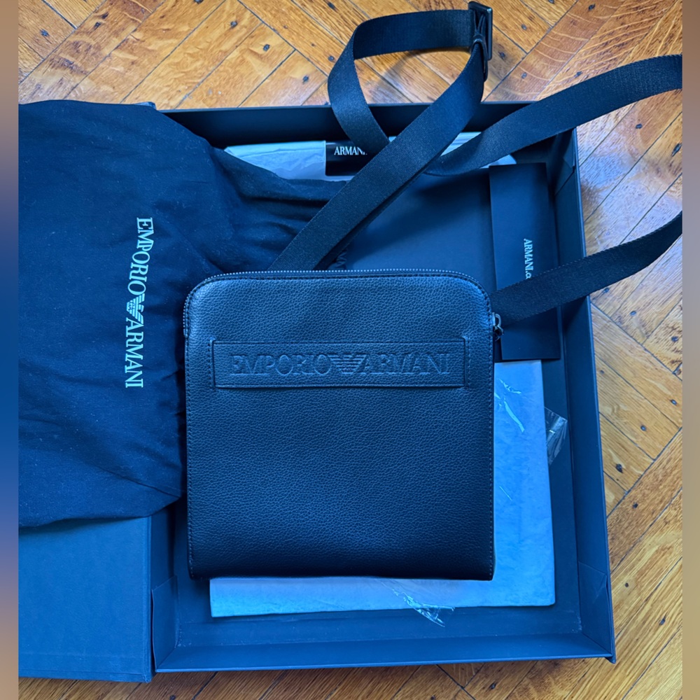 Emporio Armani Leather Crossbody Bag